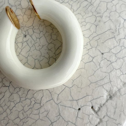 Big hoop pierce